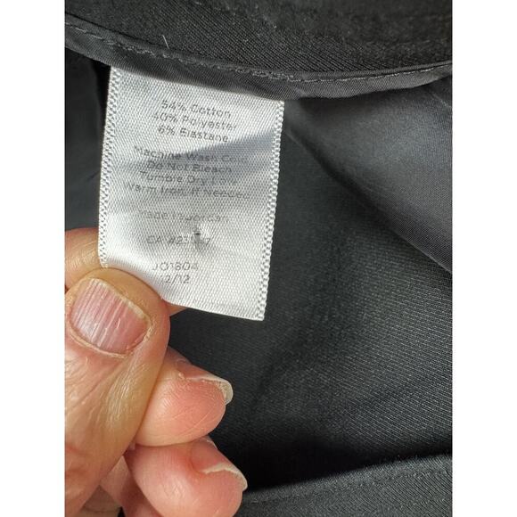 Talbots Heritage Dress Pants Black Wide Leg Career Preppy Office Plus Size 16W - Picture 9 of 10